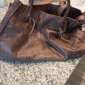 Bed Stu Rockaway Tote  in rustic teak